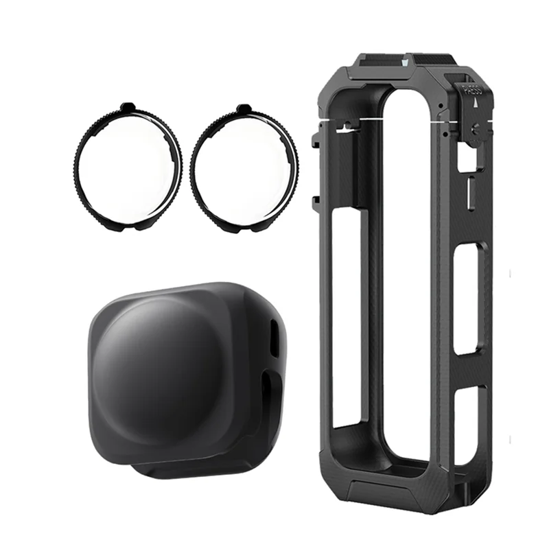 【Home-Tools!】Lens Guards Silicone Lens Cap PC Frame Cage Kit For Insta360 X5 Camera Accessories For Insta 360 X5