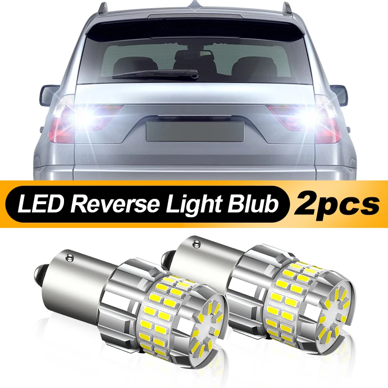 2pcs Car LED Reverse Light For BMW X3 E83 Accessories 2004 2005 2006 Backup Back Up Lamp BA15S 1156 P21W 7506