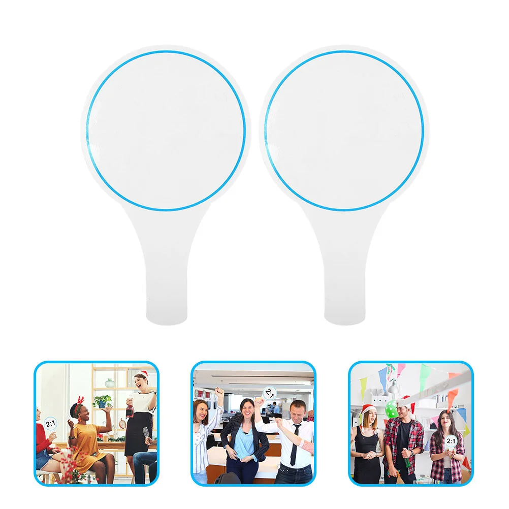 

2 Pcs Score Board Dry Easel Erase Poster Single Sided Sublimation Markers Double Whiteboard Foam Paper Student Child