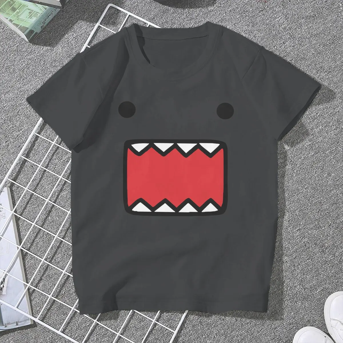 Domo Classic Feminine Shirts Domo Kun Oversized T-shirt Harajuku Vintage Female Blusas