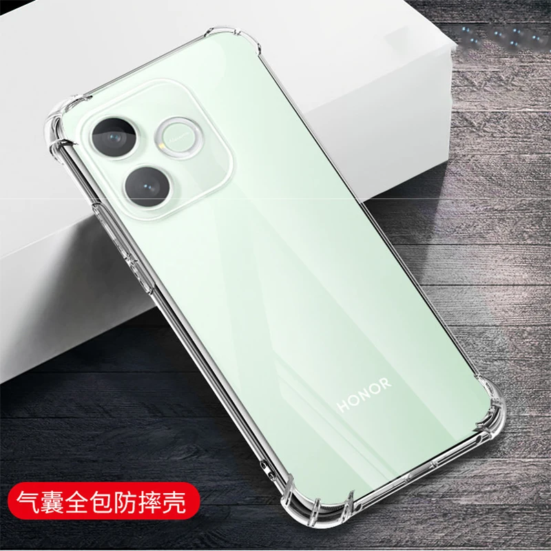 Anti Drop Transparent Airbag Phone Case for Honor 600 Lite 500 Smart 600Lite 500Smart 5G Soft Clear Corners Bumper Covers Shield