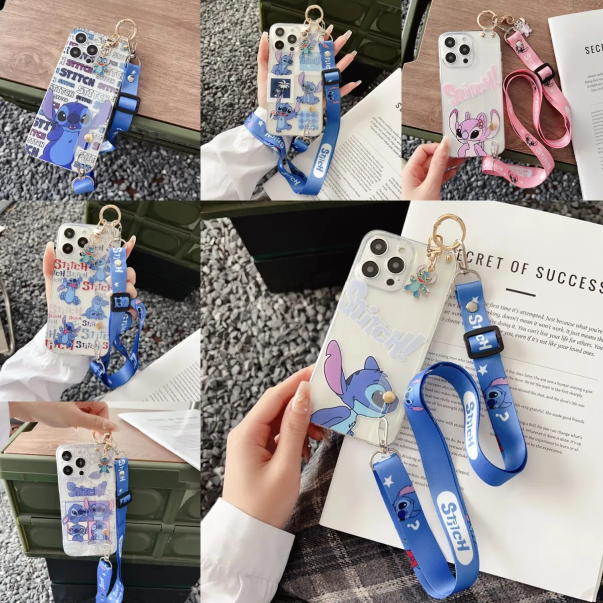 For Sony Xperia XZ2 XP XZ premrum XZ1 Compart 1iV 10iV XZ XZs Funny Stitch Case Wrist Strap Ornament