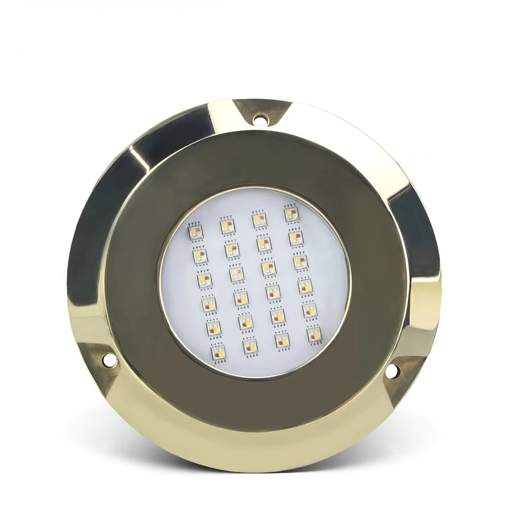 300W High Power Marine LED Light RGBW IP68 Waterproof Underwater Boat Transom Hull Lamp Yacht Marine Hardware Accessory