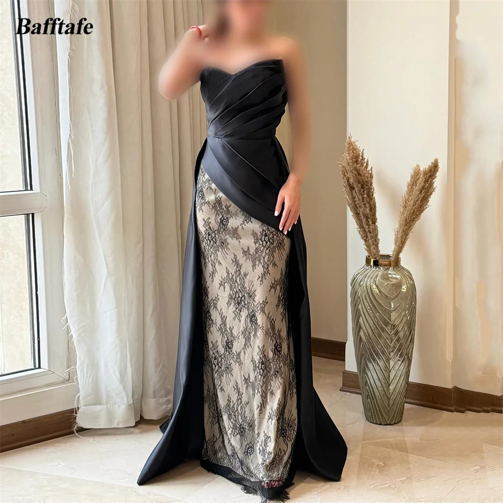 

Bafftafe Mermaid Satin Lace Customized Prom Evening Dresses Women's Birthday Formal Occasion Party Haute Couture Celebrity Gowns