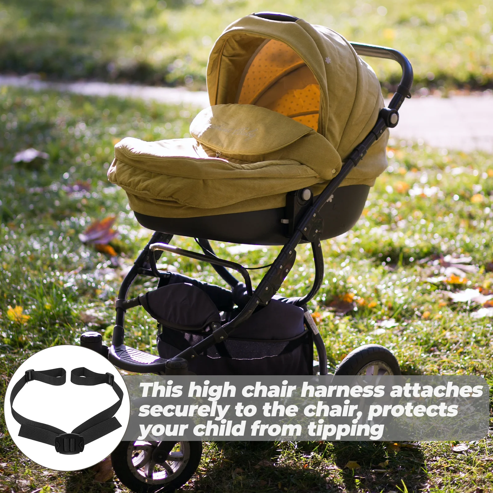 

High Chair Straps Universal Baby Harness Safety Protection Adjustable Stroller Strap Belt Portable Design Toddler Infant