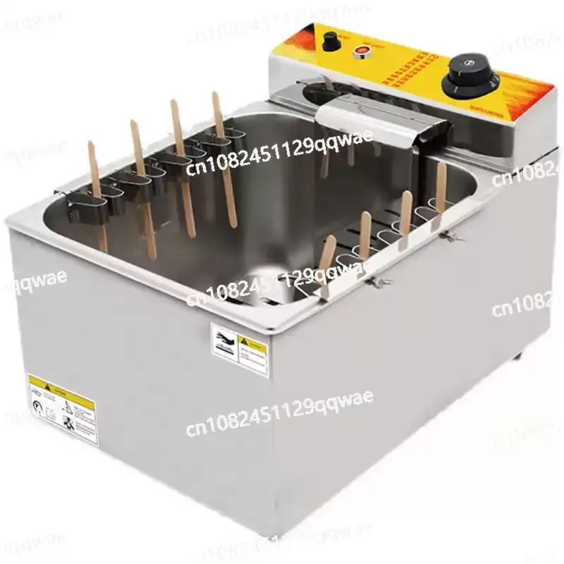 12L Large Capacity Commercial Automatic Cheese Hot dog Sticks Fryer Electric Deep Hot Corn Dog Fryer Machine Snack Machines