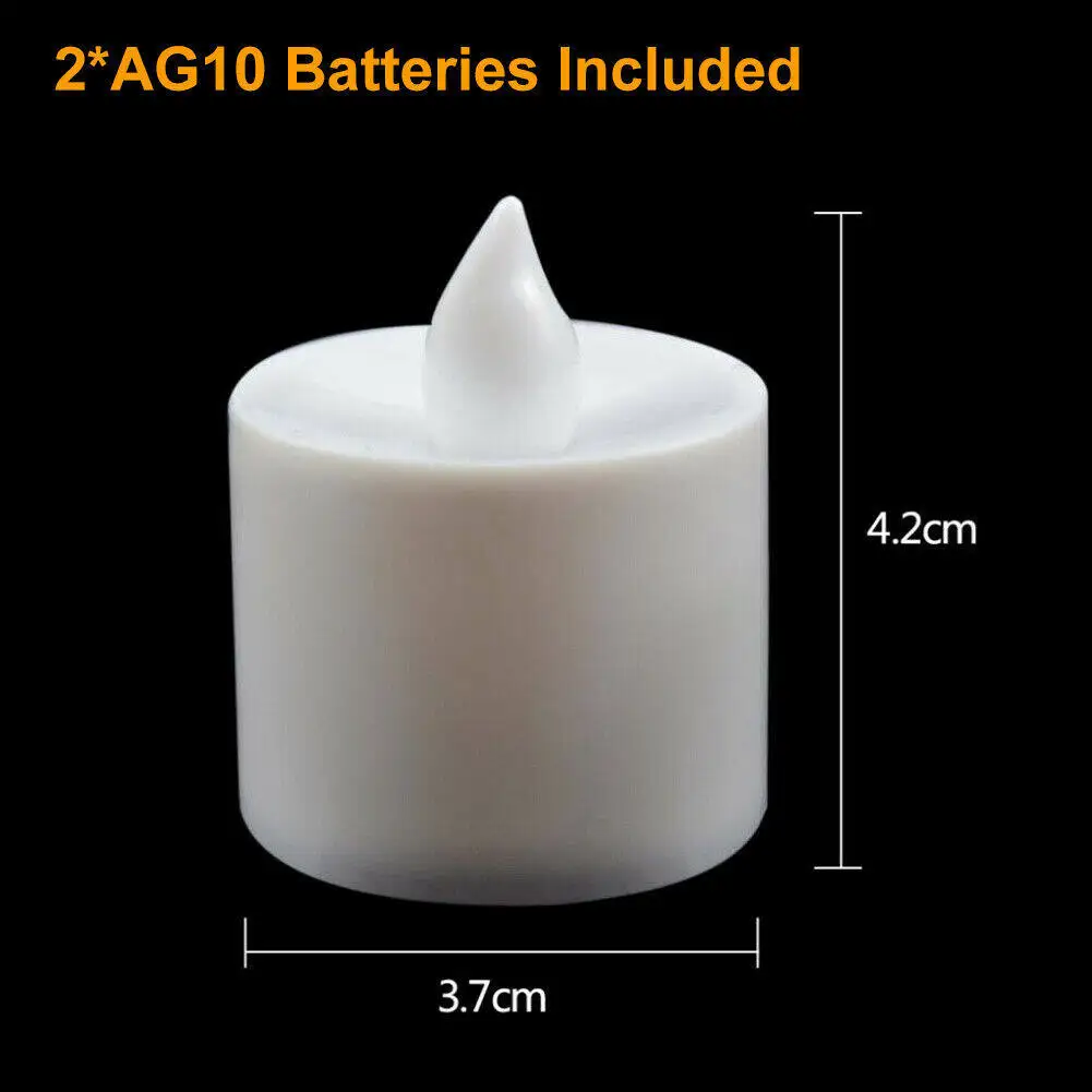 5/10Pcs LED Candle Lamp Mini Multicolor Lights Flameless Tea Light Home Romantic Wedding Birthday Party Festival Decoration