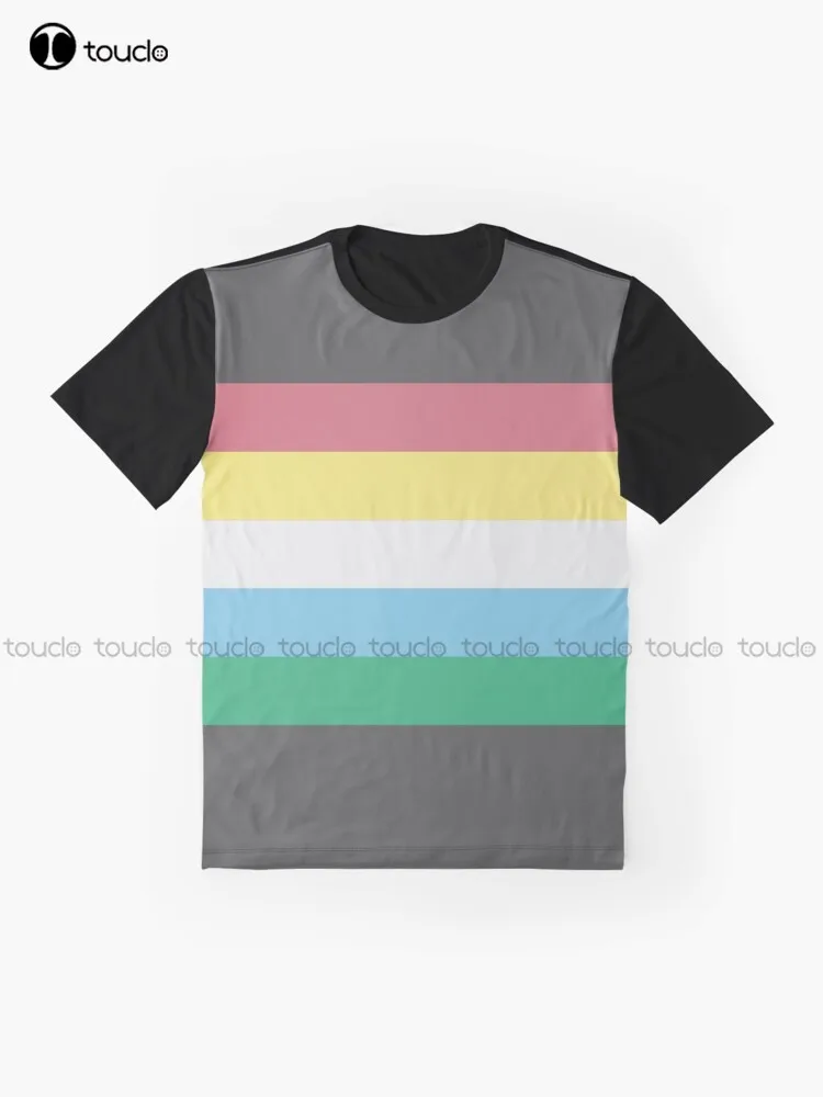 Disability Pride Flag Graphic T-Shirt Custom Aldult Teen Unisex Digital Printing Tee Shirts Funny Art Streetwear Cartoon Tee