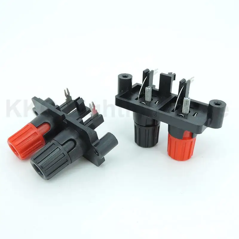 2/4/6 Pin Positions Banana Plug 4mm power Socket Connector External Audio Jack Speaker Amplifier Screw Post Block Bend k