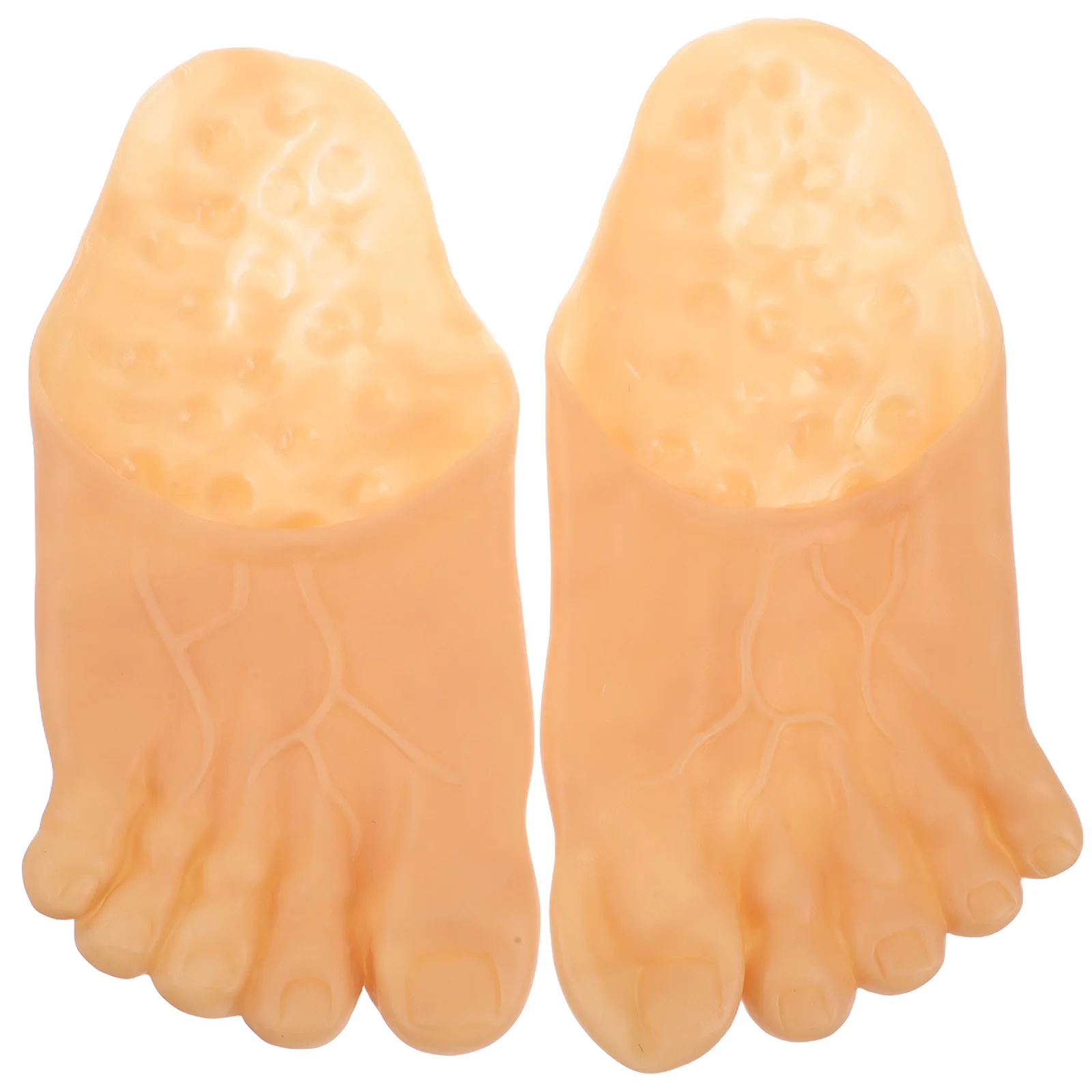 

Тапочки на Хэллоуин, цвет кожи, случайный цвет ногтей, креативный костюмный реквизит, товары для вечеринок для косплея, маскарада