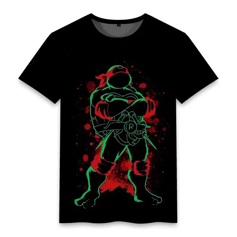 Nickelodeon Spring/Summer  Fashion-Ninja Turtles Children's 3D T-Shirt for Boys and Girls (Ages 3-12) - Comfortable and Cool Top