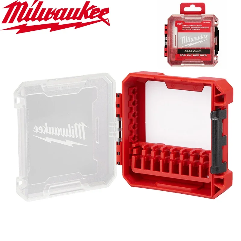

Milwaukee 48-32-9930 Маленький компактный чехол для ударных отверток, аксессуары, ящик для хранения инструментов «сделай сам»