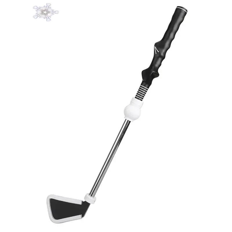 

1 PCS Swing Trainer Golf Club Golf Practice Warm-Up Stick Alignment Rods Swing Training Aids Black Sturdy Golf Grip Training Aid