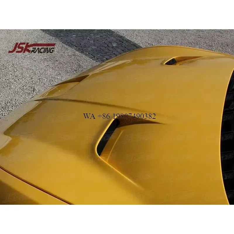 Wmwmnu Carbon Fiber Hood for GranTurismo GT GTS 2007-2015 Car Bonnet Cover Auto Body Parts Replacement Accessories