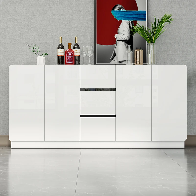 

Luxury Durable Dining Table Solid Wood Side Cabinet Pantry Cabinet