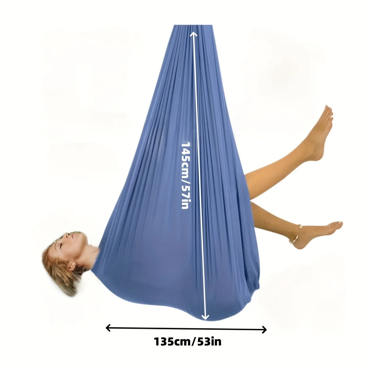 Indoor/Outdoor Double Hammock 260 Lbs Capacity With Accessories Multi-scene Polyester