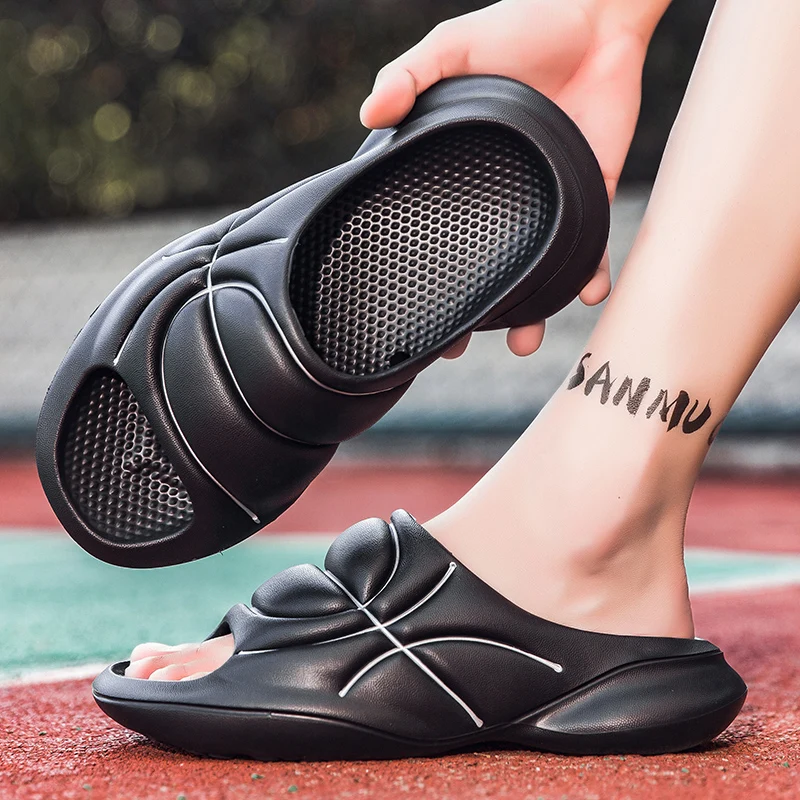 Basketball Slippers Men Women Outdoor Non-slip EVA Beach Shoes Indoor Thick Soft Sole Men Casual sports Shoes Slippers Sandals