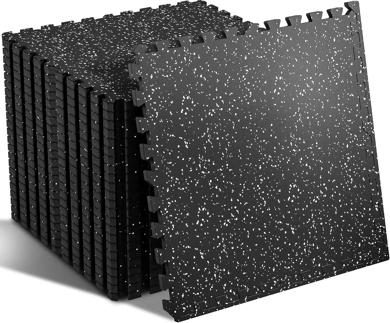 Brand new 0.56'' Thick 96 Sq Ft Rubber Top Gym Flooring for Home Gym