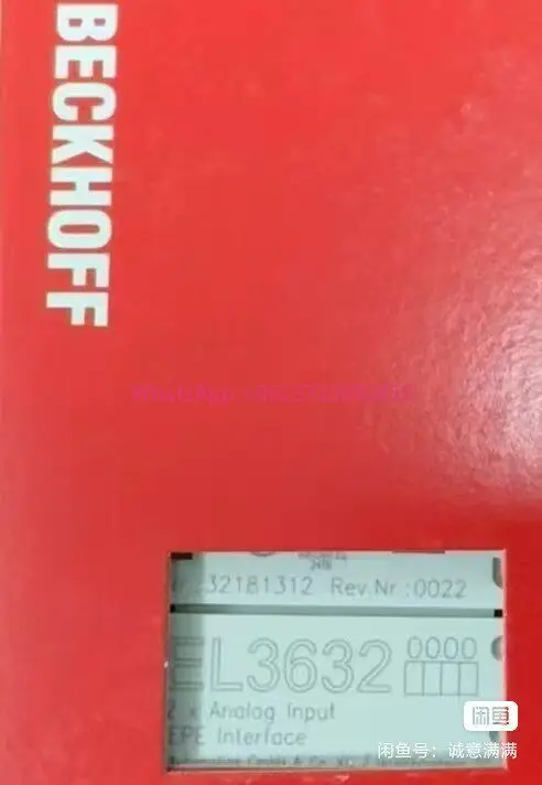 

Beckhoff module EL3632 is brand new and original, high quality