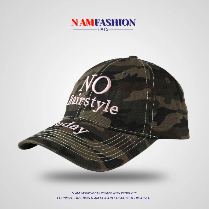 

Contrast Color Peaked Cap Letter Embroidery Street Baseball Cap Fashion Brand Women's Face-Looking Small Curved Brim Hat