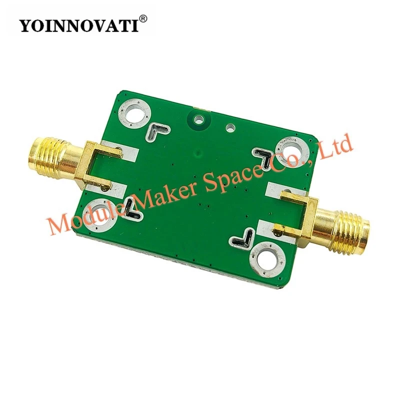 SPF5189 Low Noise Amplifier LNA 50MHz-4GHz 0.6dB NF RF Wideband High Gain Amplifier Module with EMI Shielding Cover