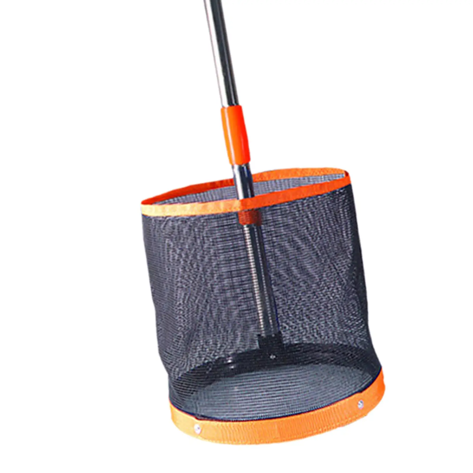 

Stainless Steel Ball Retriever Table Tennis Picker 140 Balls Storage Bag for Training Gym Practicing