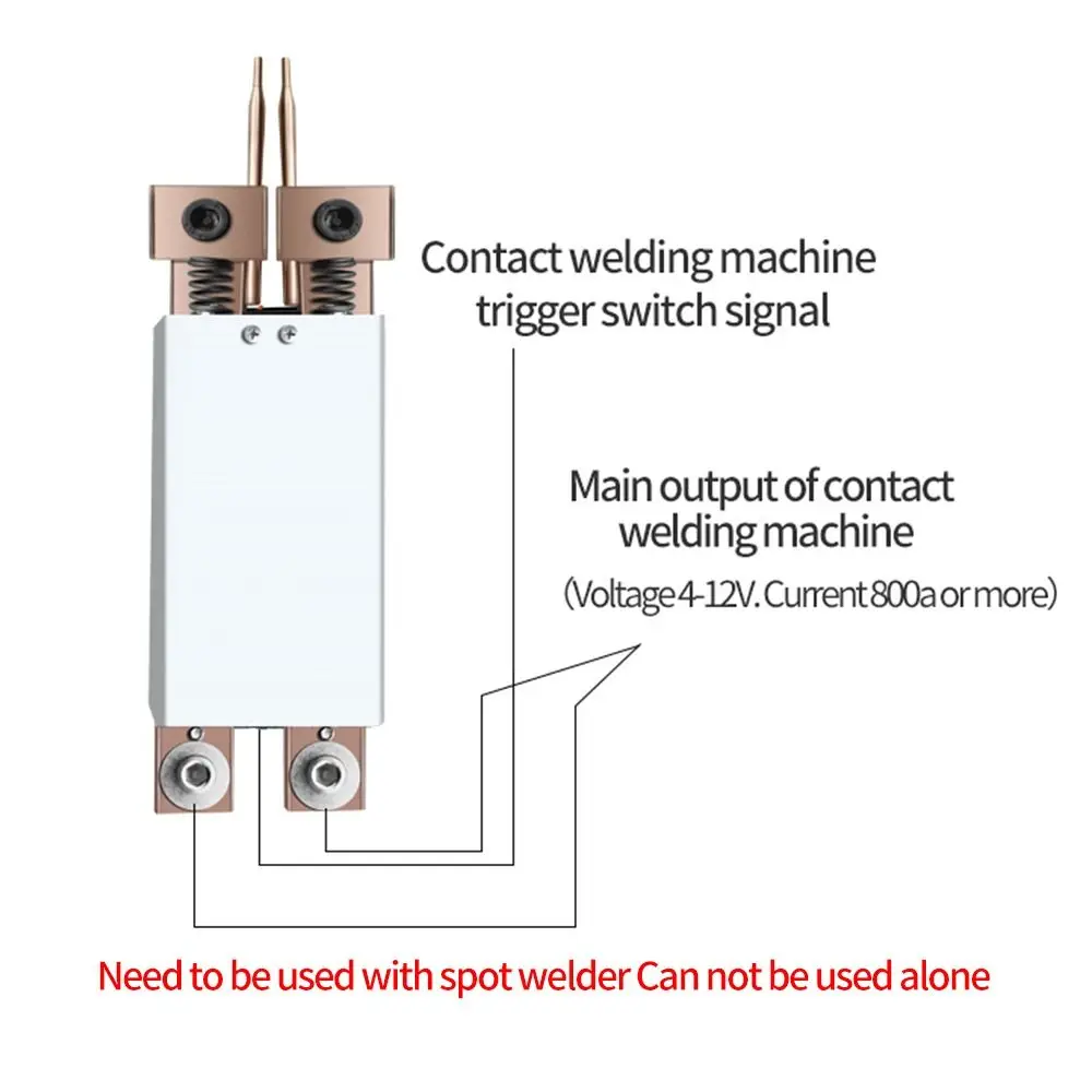 Mini Spot Welding Pen 4-12V Automatic Trigger Integrated Spot Welder 18650 Battery Alloy Weld Machine Set Accessory Tools