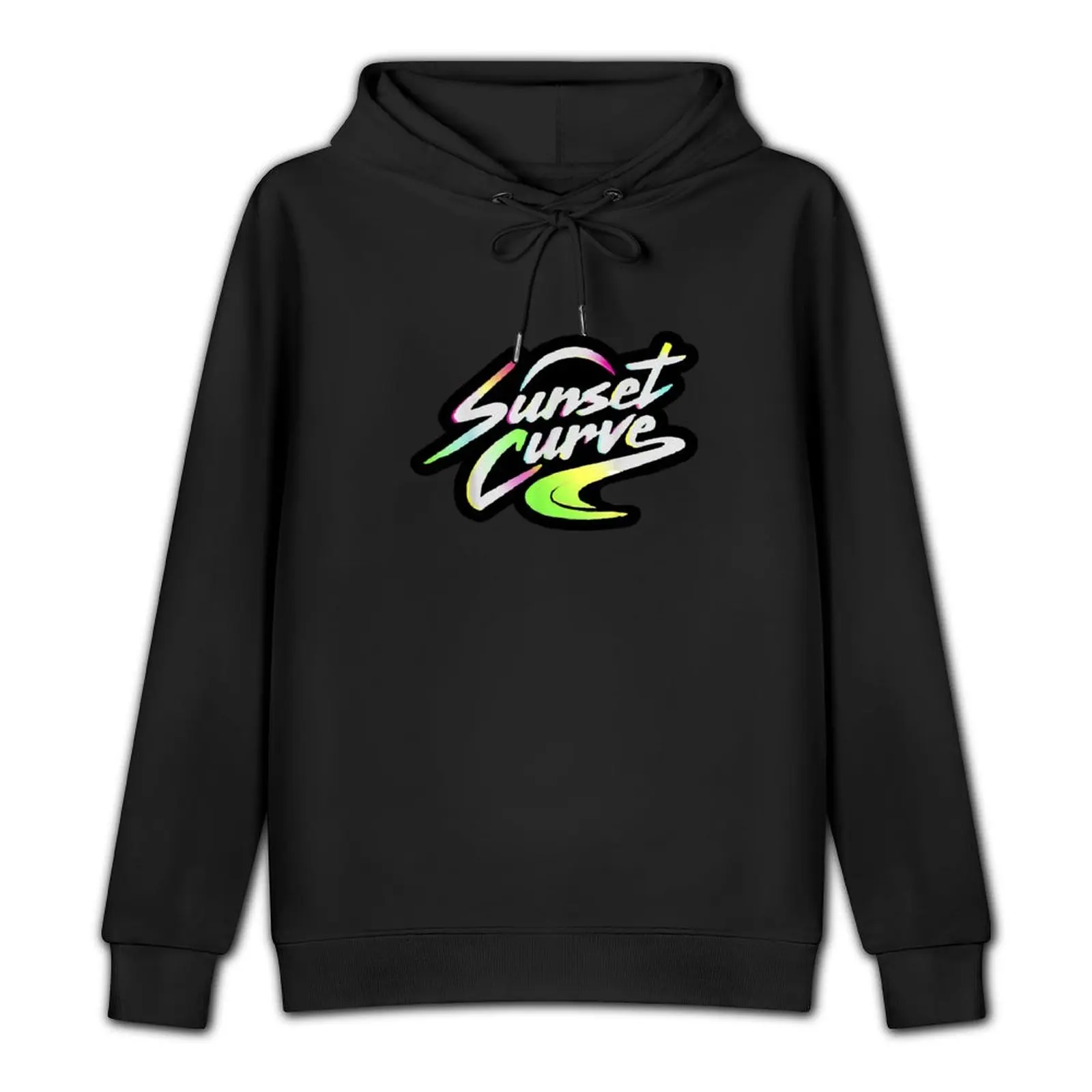 Sunset Curve Pullover Hoodie autumn mens clothes autumn jacket men hoodie graphic