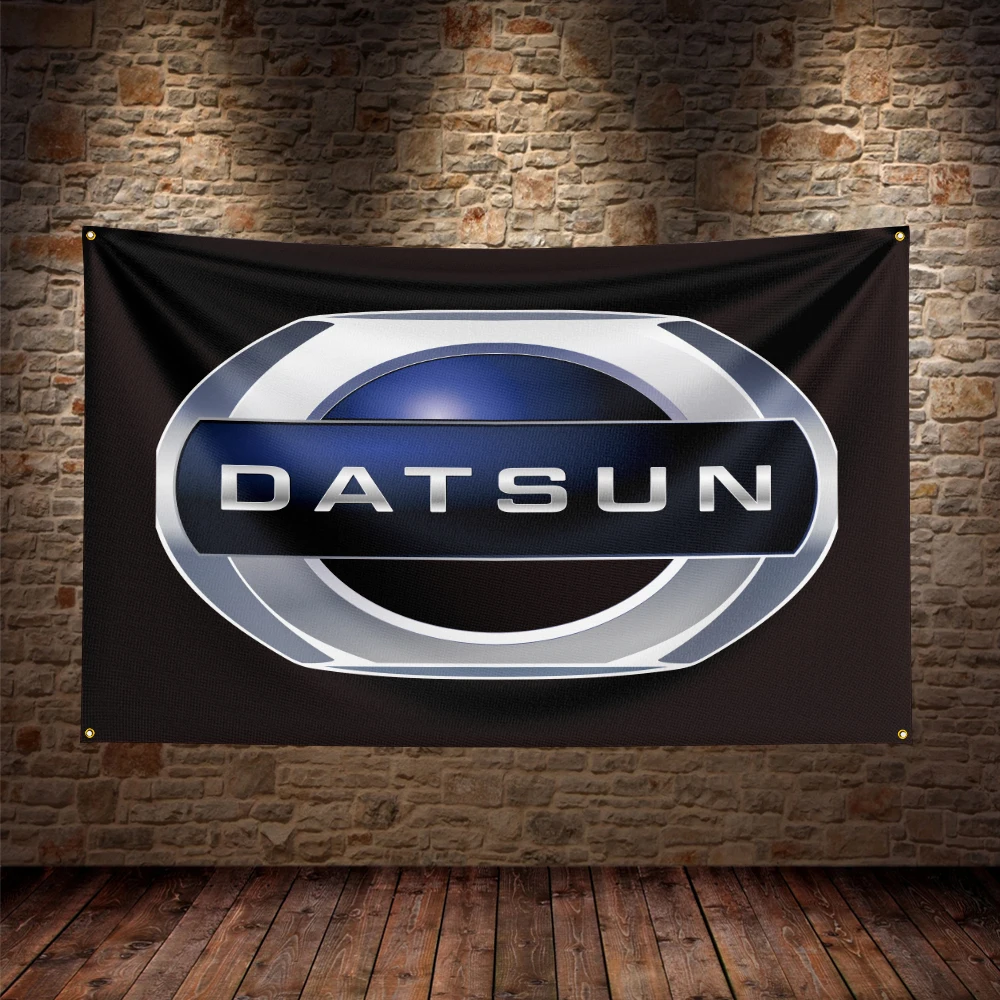 3X5Ft Datsuns Racing Car Flag Polyester Printed Car Banner For Decor