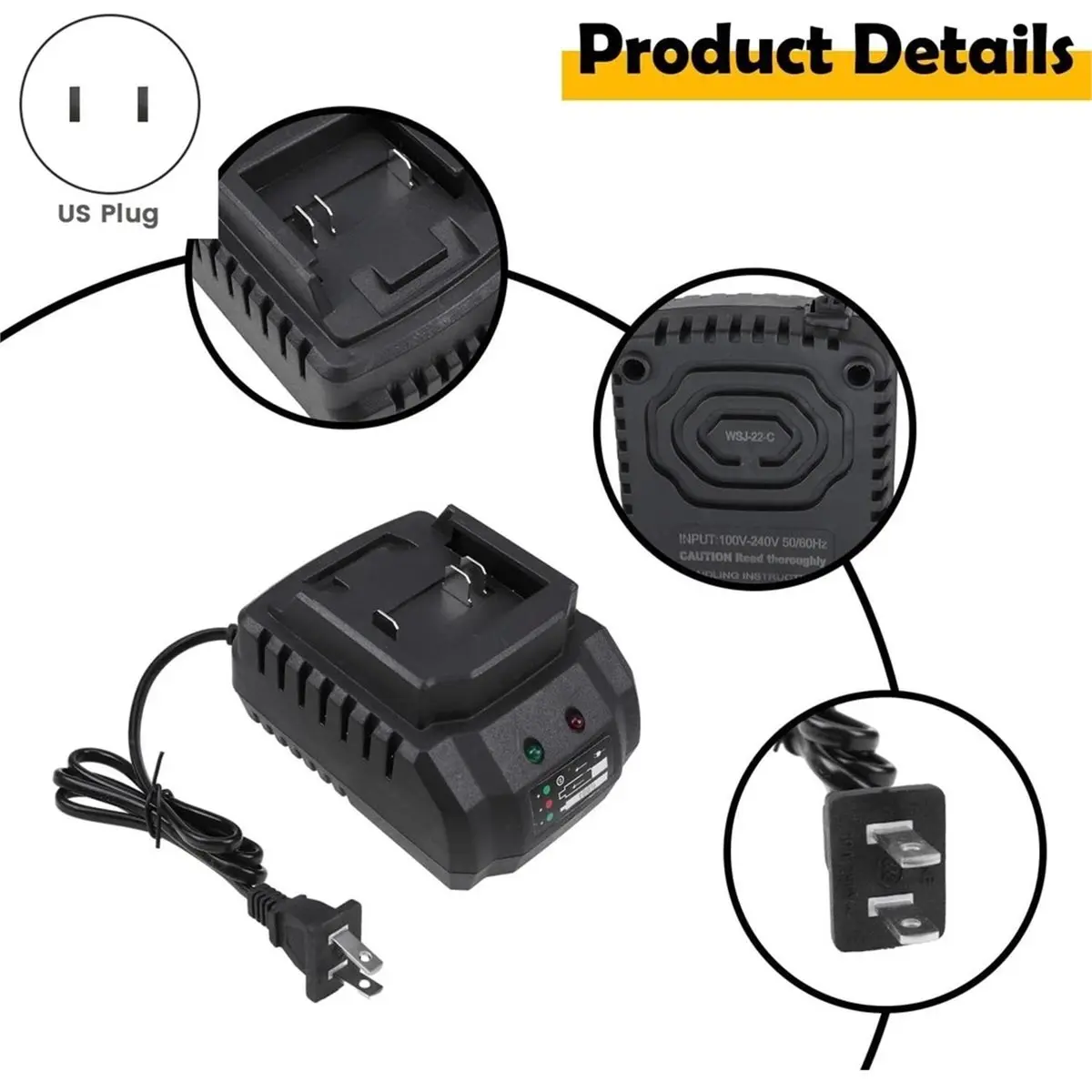 novo-carregador-portatil-de-bateria-de-litio-21v-com-plugue-americano-para-ferramentas-eletricas-carregamento-rapido-para-bl1415-bl1815-bl1830-bl1850-lancamento-2026
