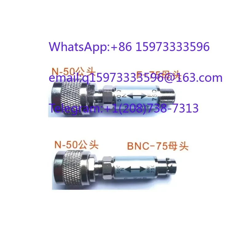 50Ω to75Ω BNC N-F Impedance Transformer, RF Signal Matching Connector for Laboratory Network Analyzer Maintenance Accessories