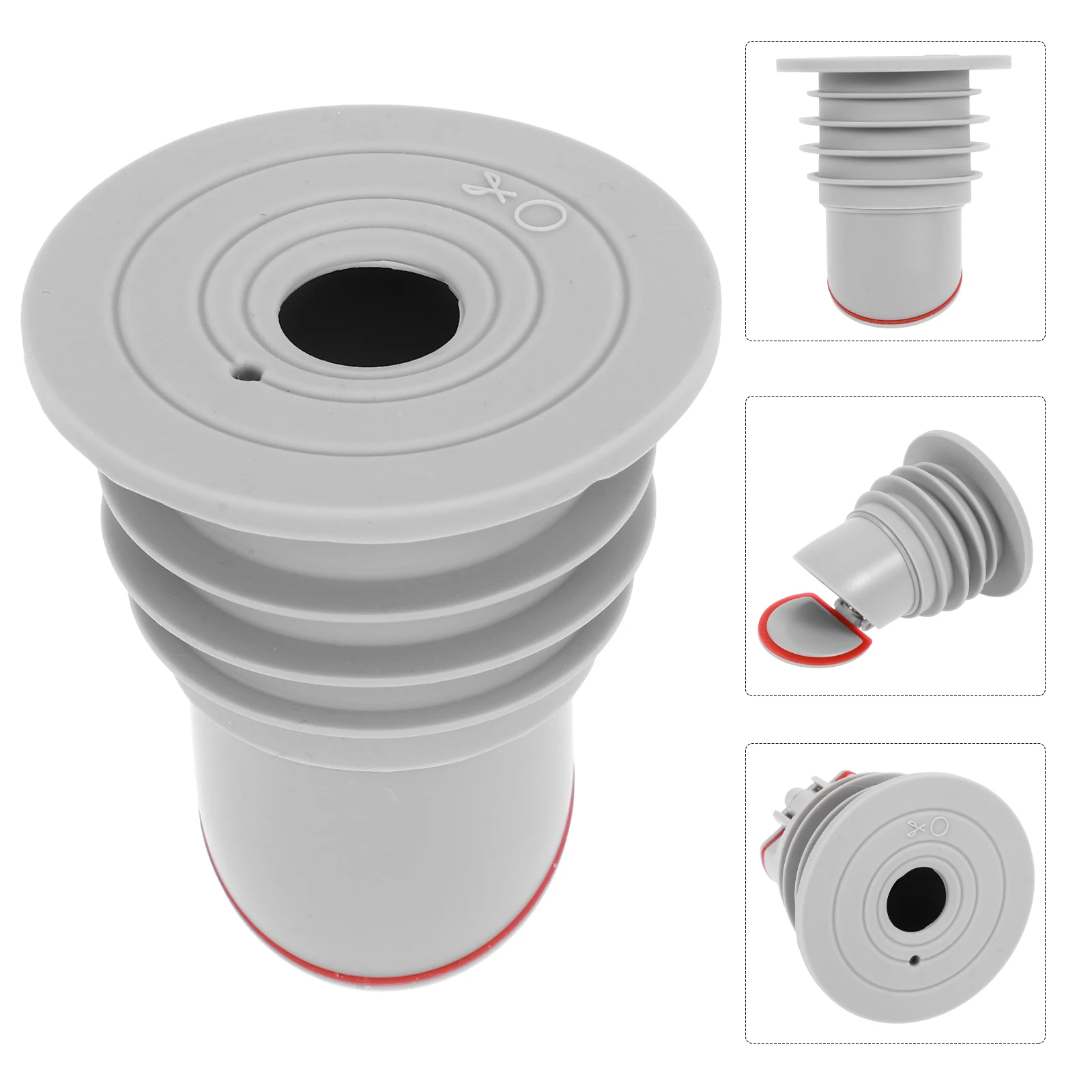 

Silicone Floor Drain Core Odor Proof Backflow Preventer For Bathroom Kitchen Sink Sewer Hose Durable Heat Resistant Corrosion