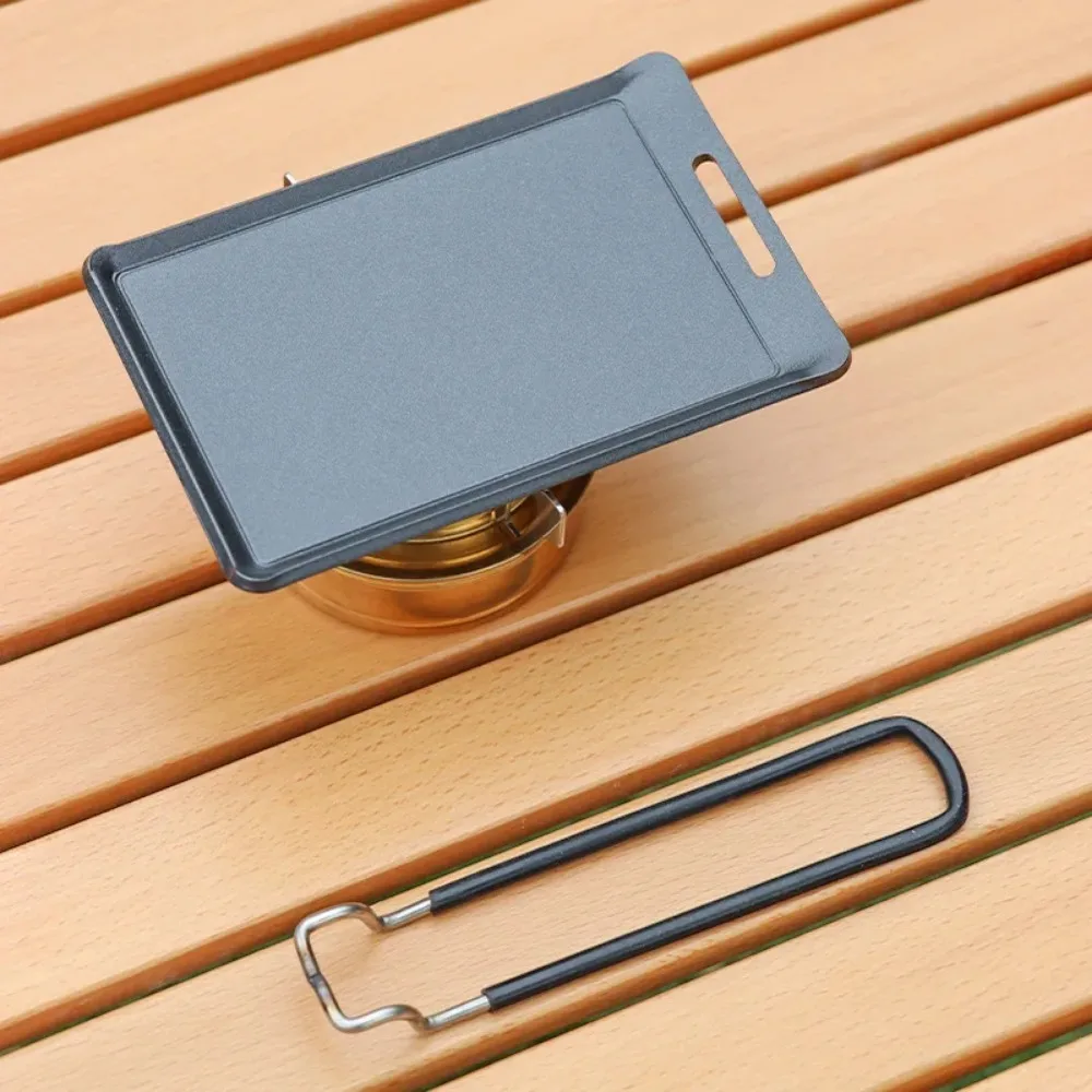 Camping Frying Pan Outdoor Portable Grill Pan BBQ Baking Dishes Pans Travel  Camping Cookware Barbecue Tools BBQ Frying Plate