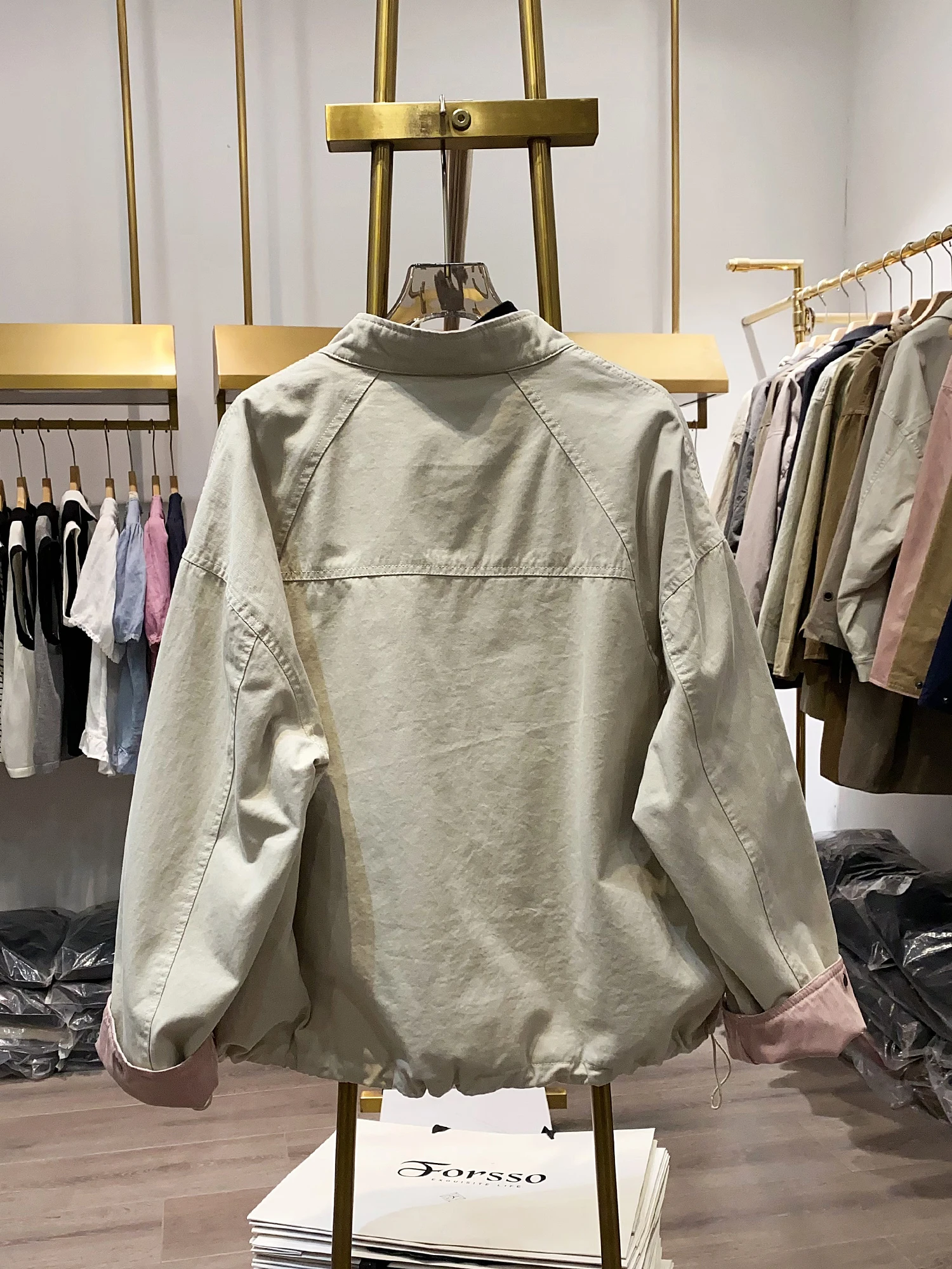 2025 Primavera e autunno nuova giacca da donna pendolarismo abiti da lavoro larghi