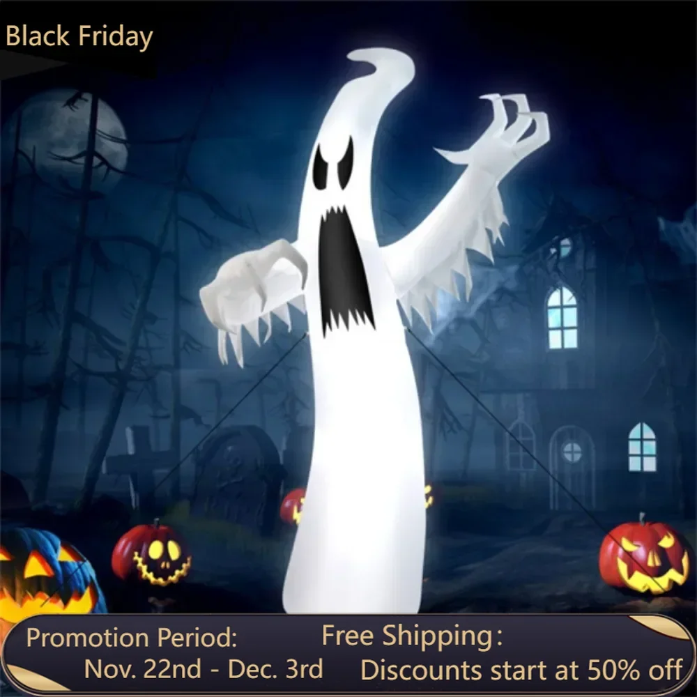 12 Feet Halloween Inflatable Ghost Decoration