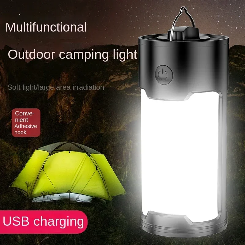 Mini 3 * COB tenda lampada LED lanterna portatile telescopictorcia lampada da campeggio luce di emergenza impermeabile alimentata da 3 * AAA luce di