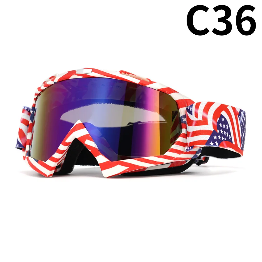 Dirt Bike Cross‑Adventure Trail‑Riding Goggles, Anti‑Scratch UV‑Block Motocross Enduro Motorcycle Off‑Road Helmet Eyewear