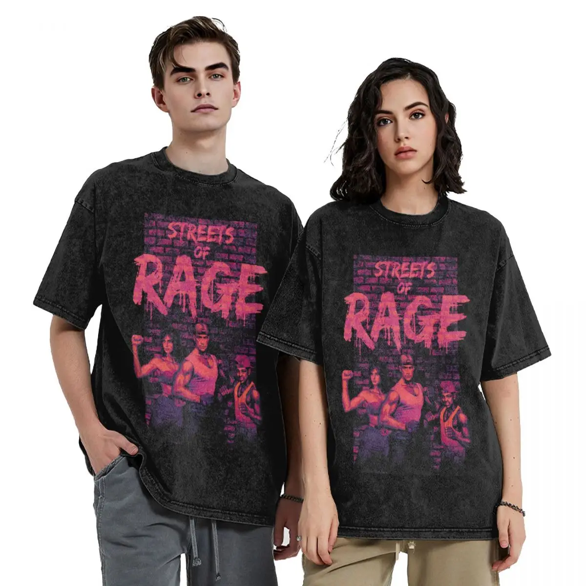 

Streets of Rage 2 T-Shirt oversized graphic tee summer tops shirts graphic tee men tshirt