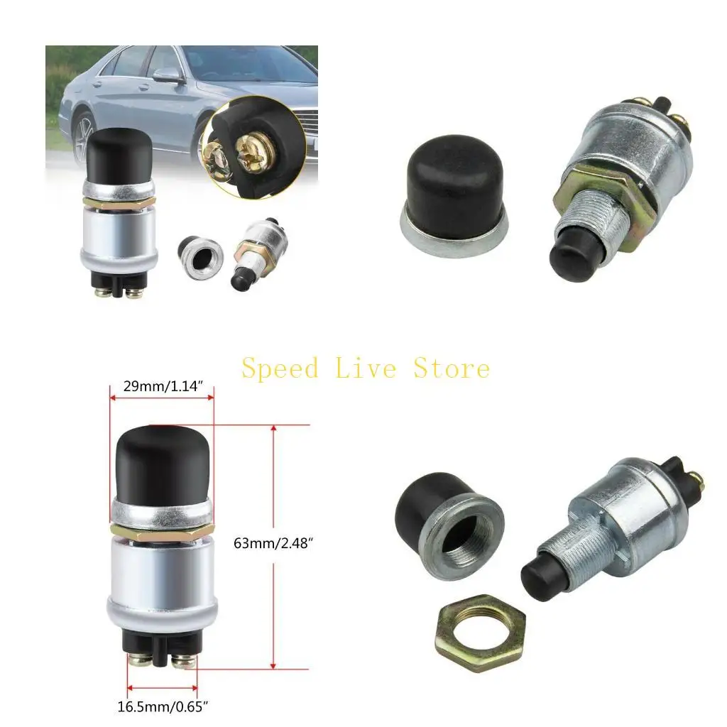 

547C RacingCar Кнопочный переключатель запуска двигателя, бесключевой переключатель зажигания, стартера двигателя