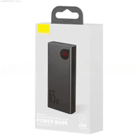 BASEUS Convenient 65W Fast Charge Power Bank 20000 MA Large Capacity with Cable Mobile Power Supply