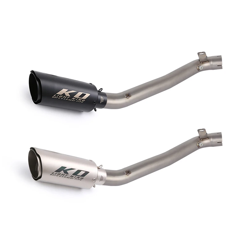 

Для SUZUKI GSXR1000 2009-2011 выхлопная система мотоцикла, надеваемая труба среднего звена, 60 мм, глушитель из нержавеющей стали, Escape DB Killer