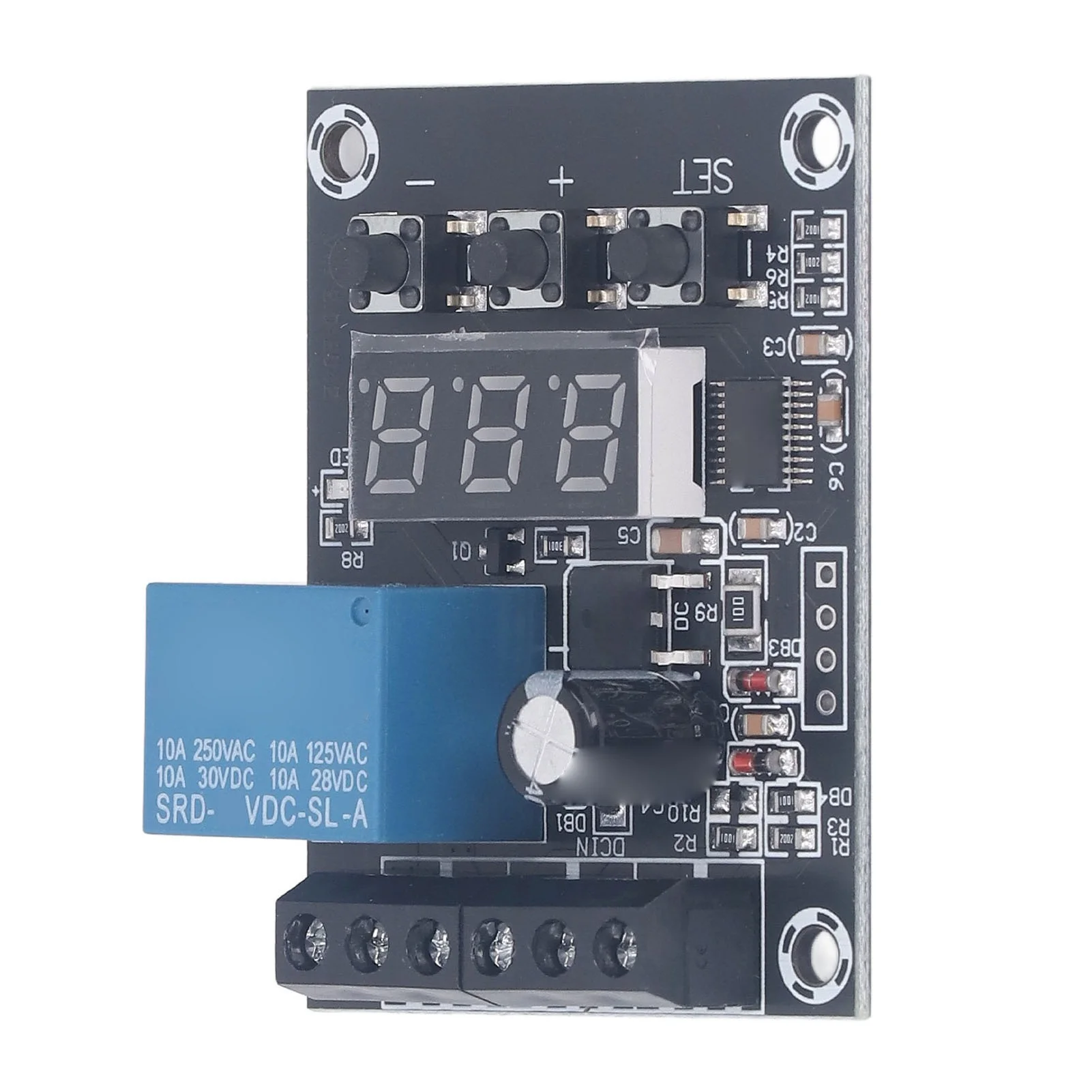 Voltage Relay Module ON Off Upper Lower Limit Detection Control Over Voltage Protection Battery Charge Discharge Timing 5-24V