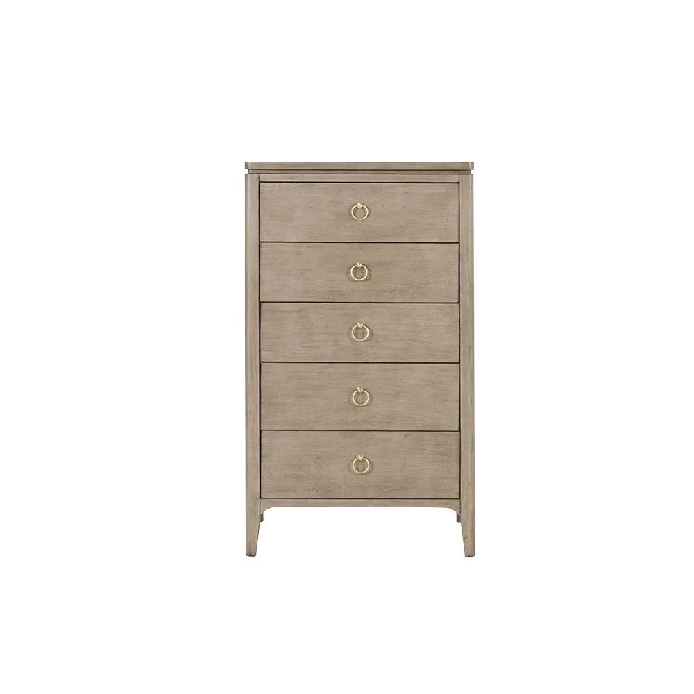 

American Solid Wood Fighting Cabinet living room Entrance Bedroom Furniture Storage Cabinet Five-drawer cabinet