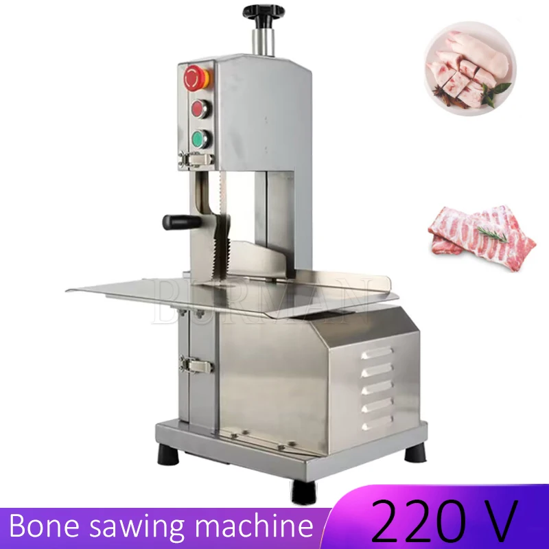 

Commercial Butcher Saw Machine Electric Fat Cattle Mutton Cutting Bone Sawing Trotters Steak Hot Pot Frozen Meat Planing Slices