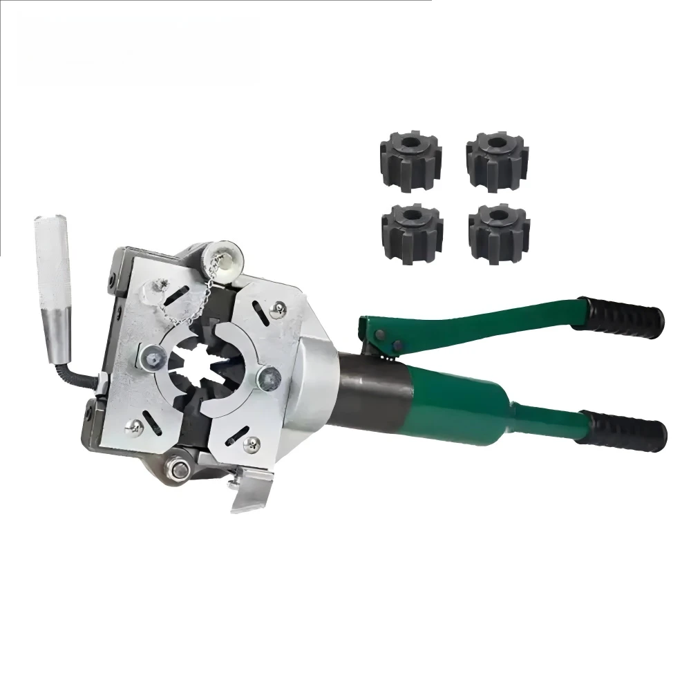 12 Tons Manual Hydraulic Small Crimper Pipeline Maintenance Tool Portable Automotive Air Conditioning Pipe Press