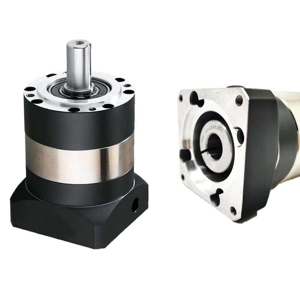 

12.7 14 16 19mm Input Ratio 3 5 10 15 20 25:1~100:1 Round Output Flange Planetary Gearbox for Nema34 86mm Stepper Motor Servo