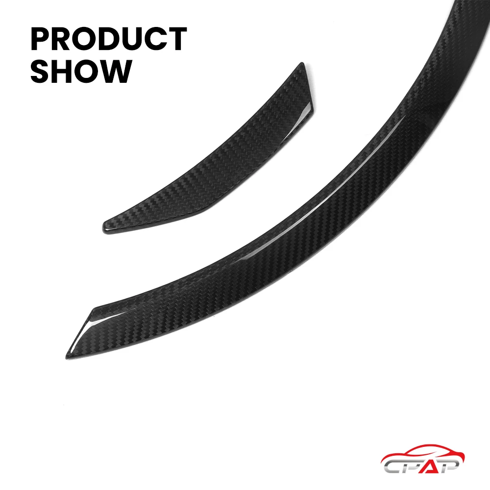 حقيقي جاف ألياف الكربون عجلة الحاجب سيارة التصميم عجلة قوس الكسوة لسيارات BMW 4 سلسلة F32 F33 F36 2021-IN MP نمط 8 قطعة/المجموعة #5