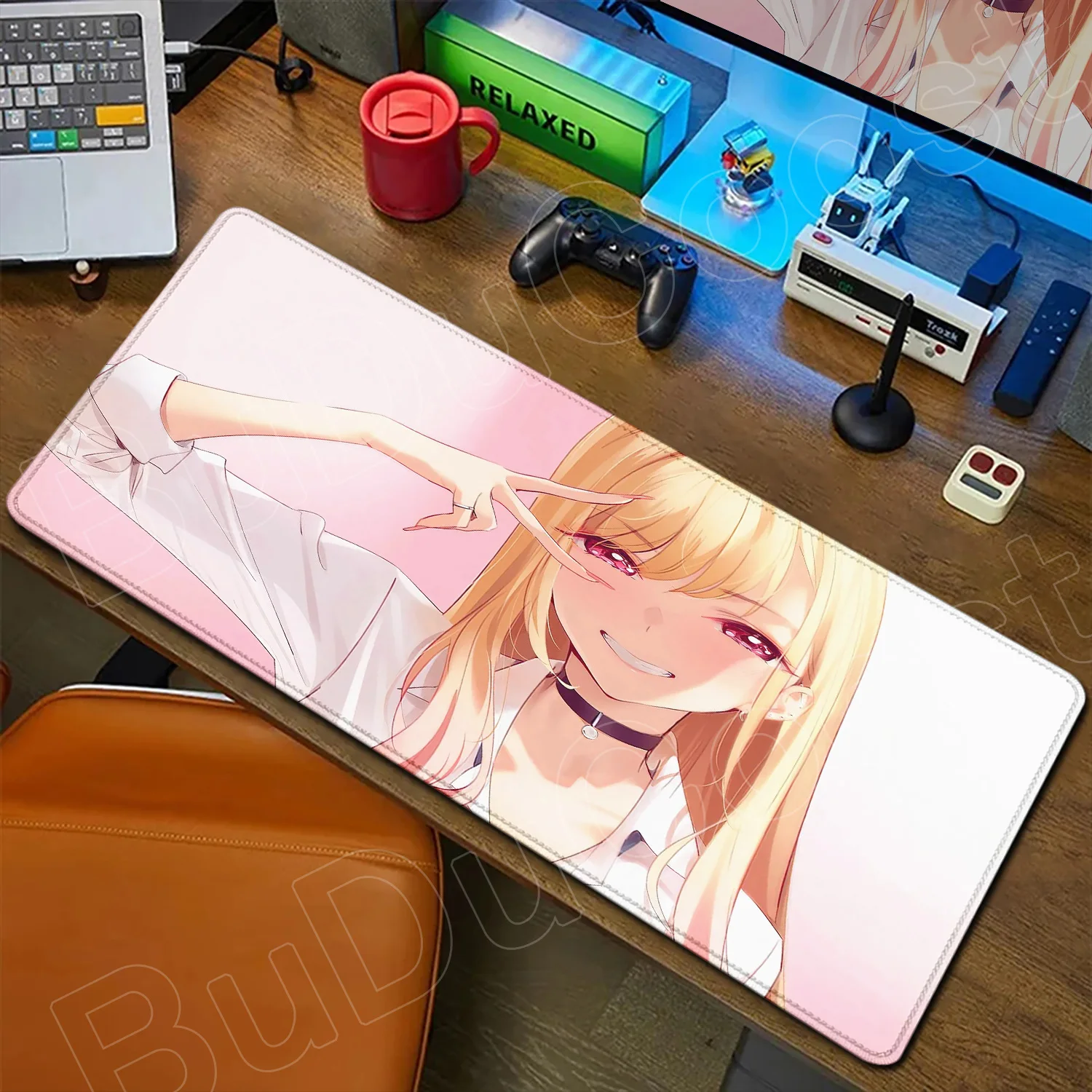 

Pretty Marin Kitagawa Mouse Pad Large Deskmat Desk HD Printing Mousepad Gamer Mat Rubber PC Non-slip Table MatAccessories Carpet