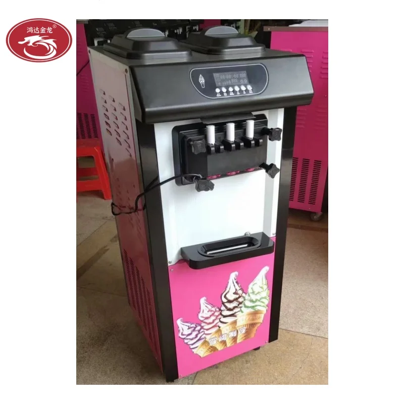 

Commercial Automatic 3 Flavors Soft Serve Ice Cream Machine for Restaurants for Ice-Cream Making