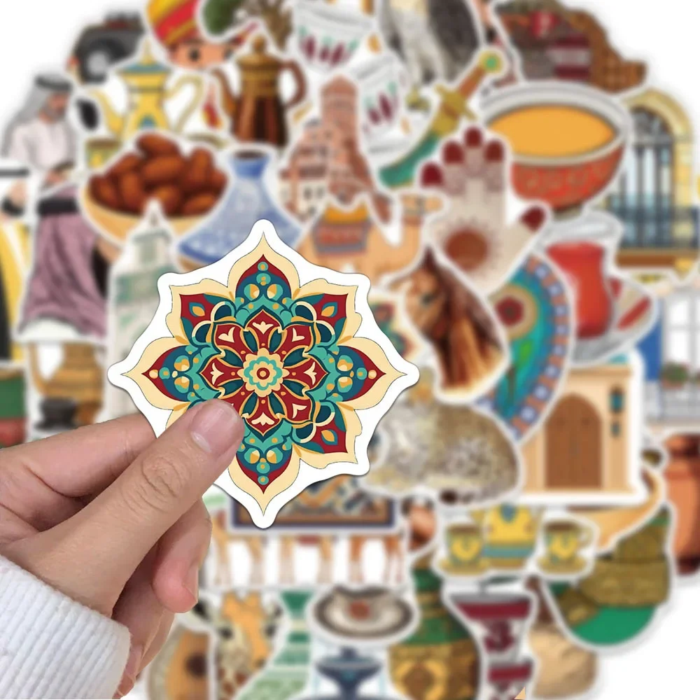 10/50pcs 재미 있은 중동 지역 만화 스티커 사우디 아라비아 데칼 DIY 노트북 전화 기타 자동차 스케이트 보드 스티커 아이 장난감